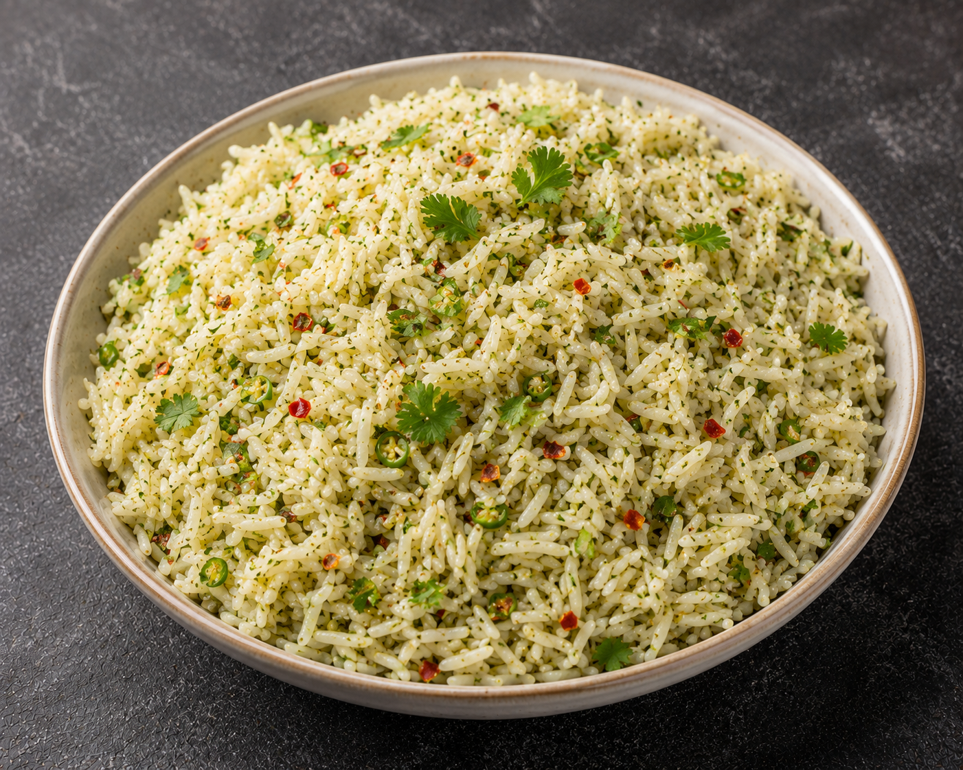 Spicy Coriander Rice