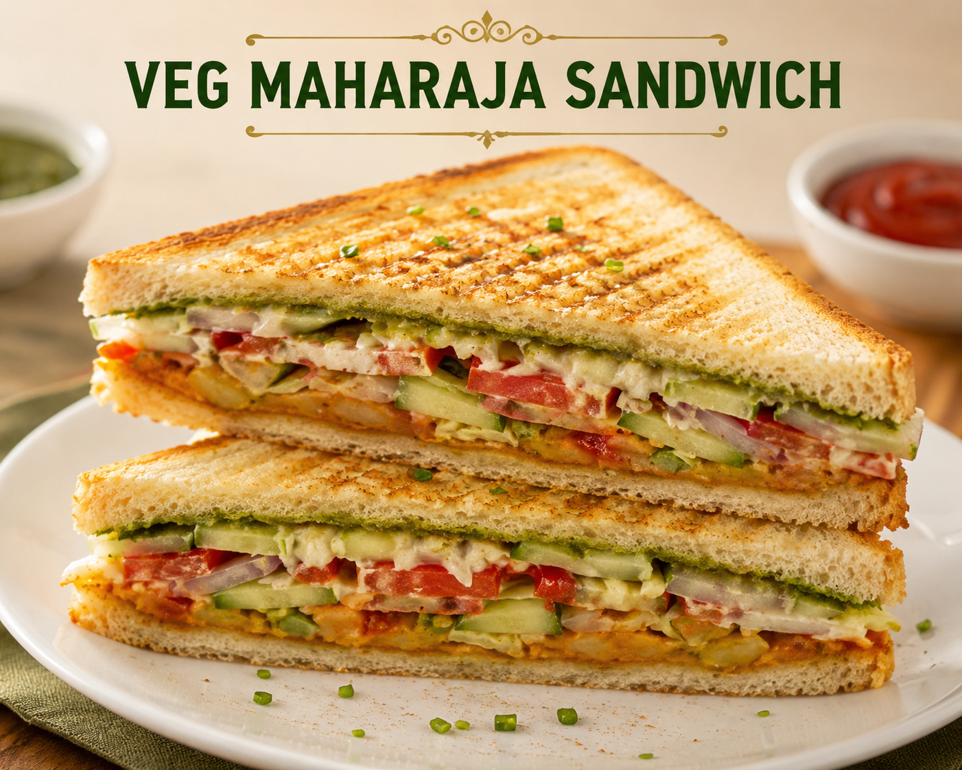 Veg Maharaja Sandwich