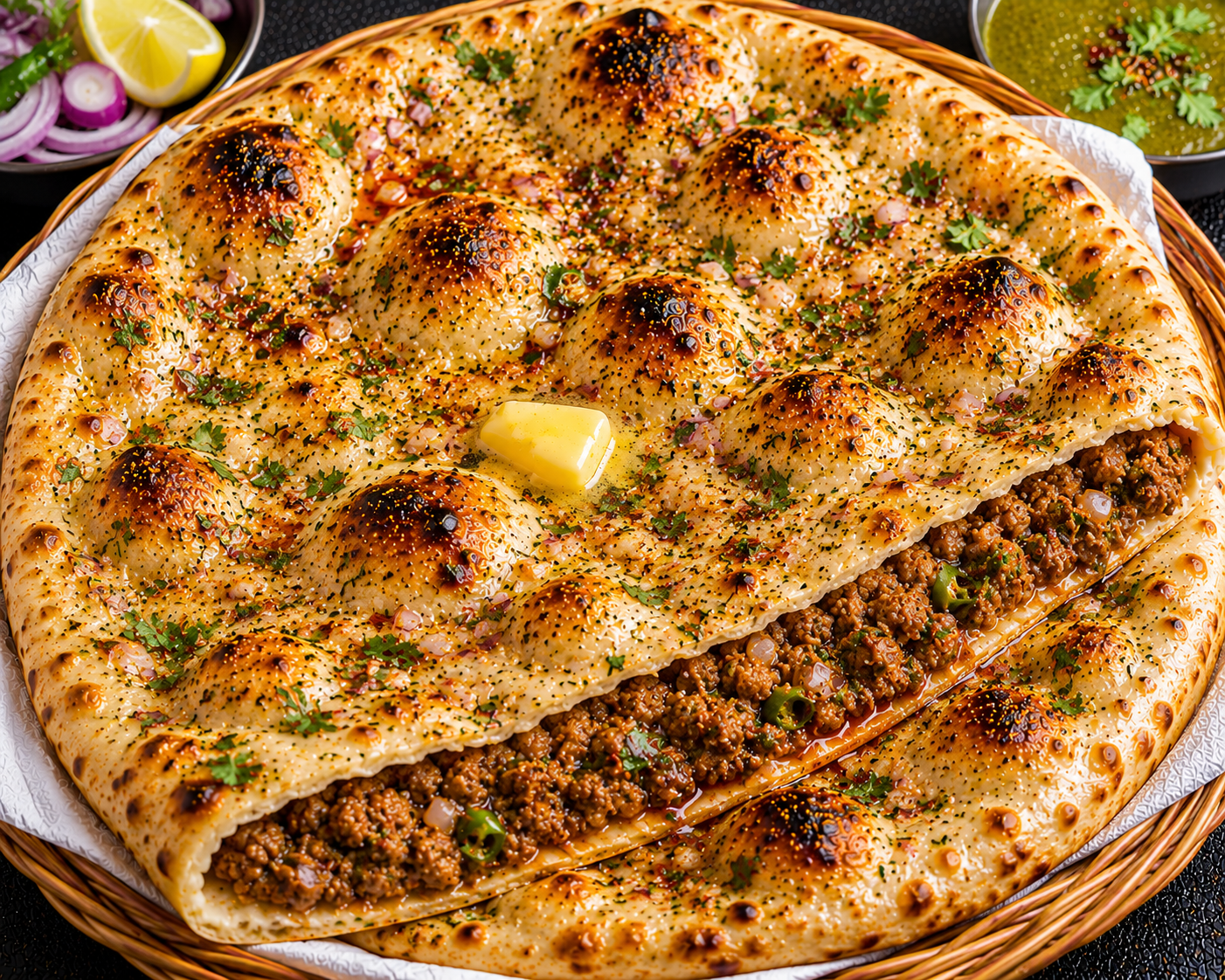 Mutton Keema Kulcha