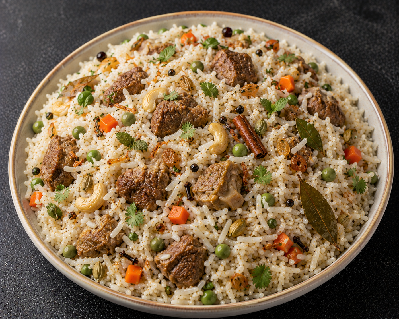 Mutton Moti Pulao