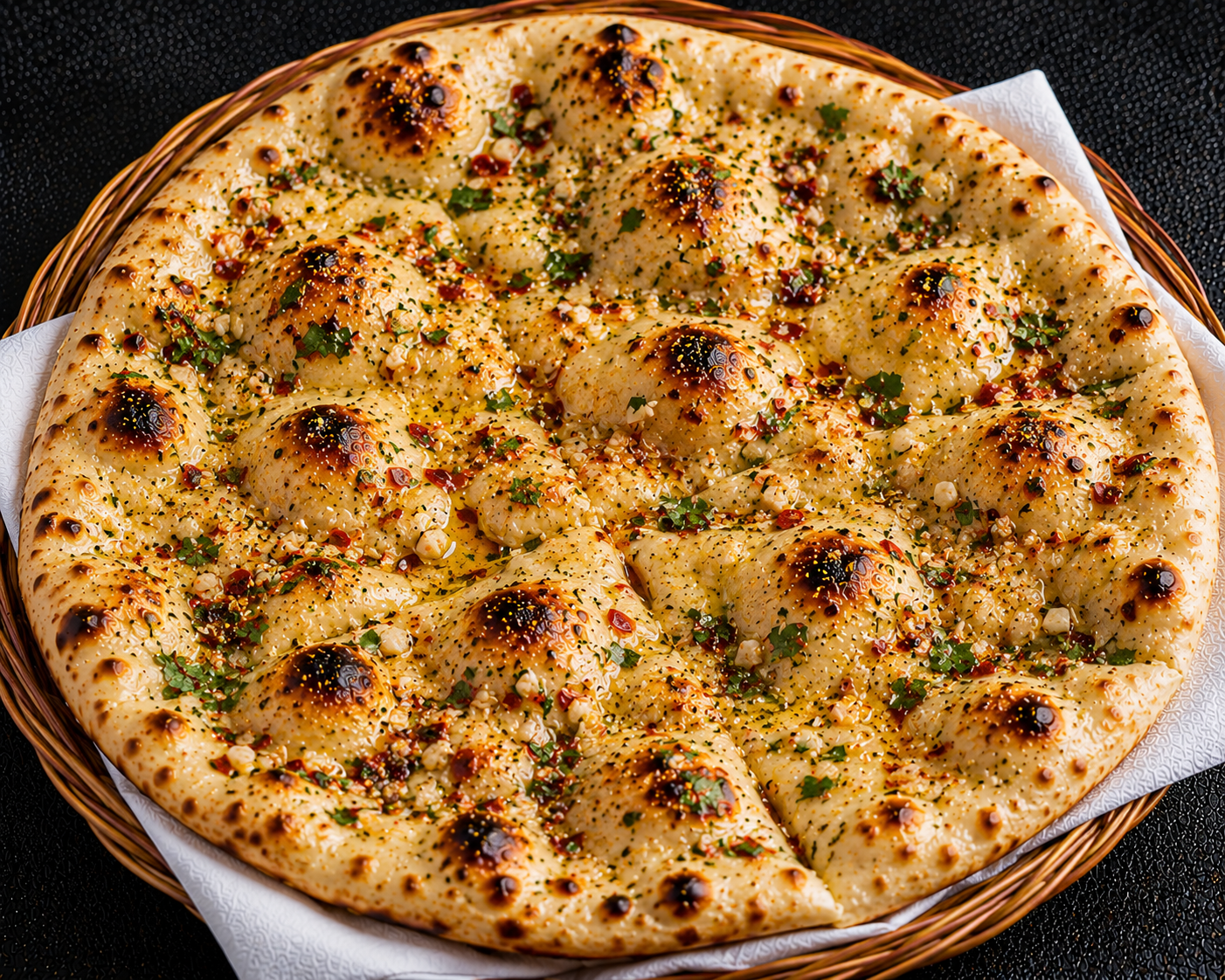 Chilli Garlic Naan