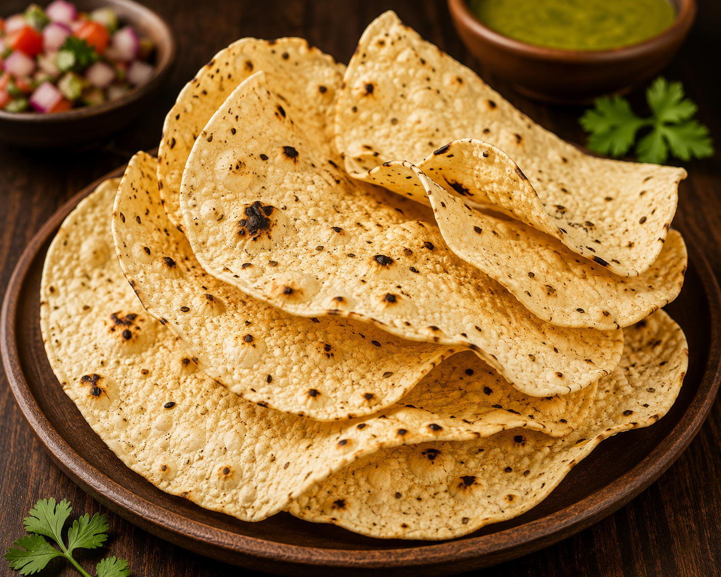 Roasted Papad