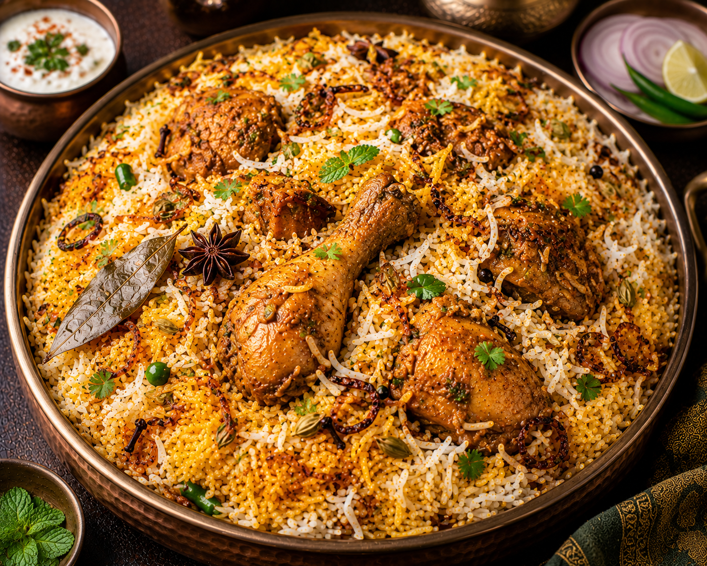 Awadhi Chicken Biryani