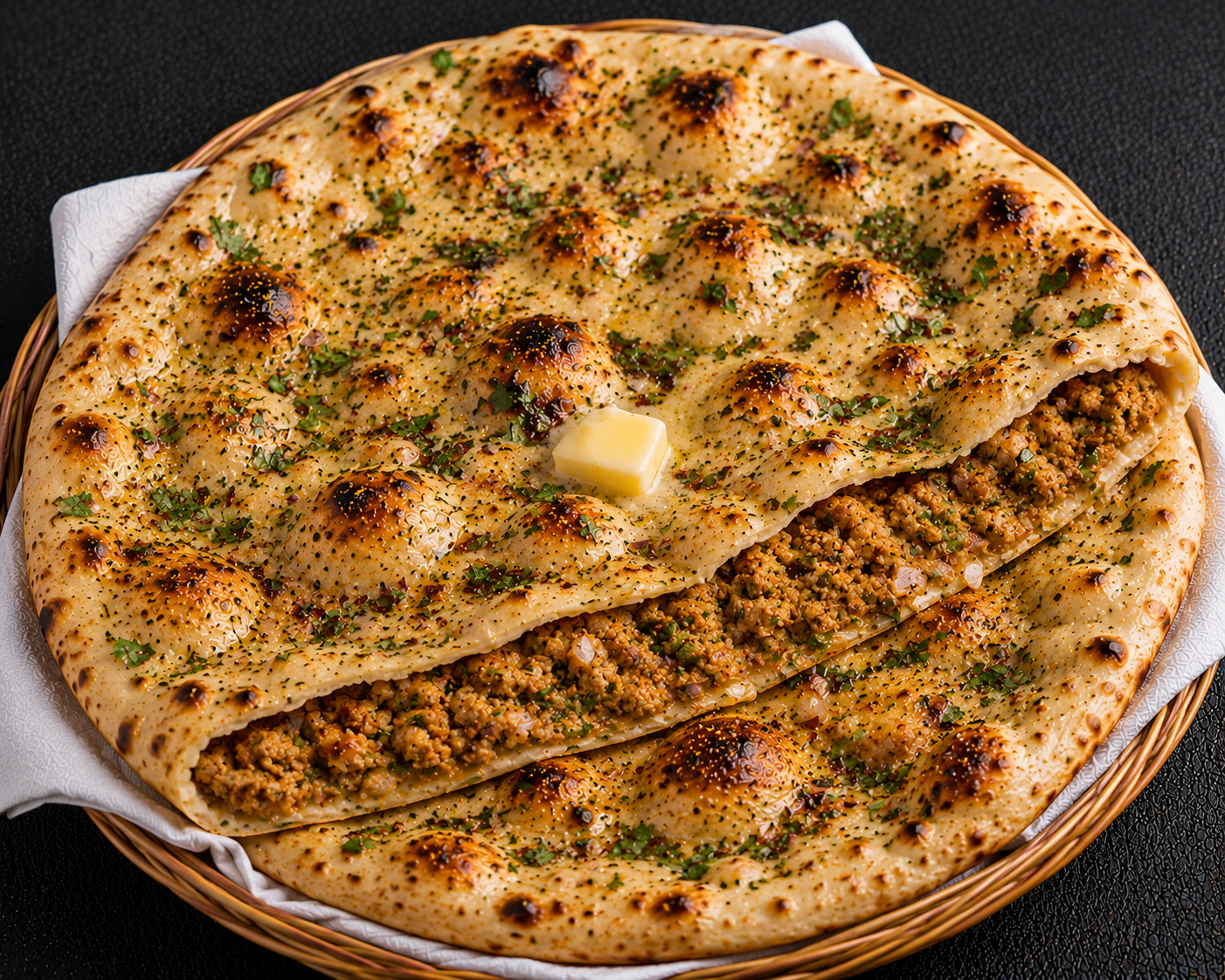 Chicken Keema Kulcha